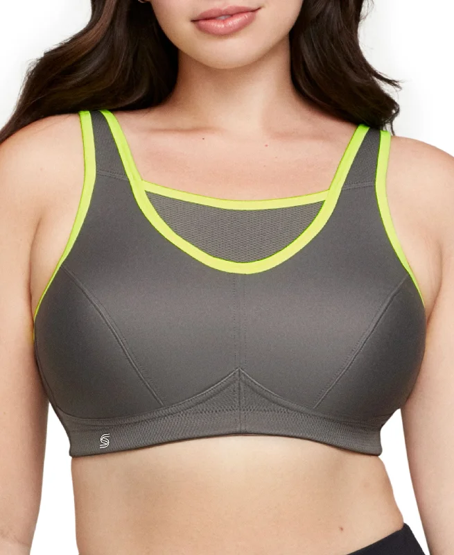 No-Bounce Camisole Sports Bra Sleek Push-Up Bra