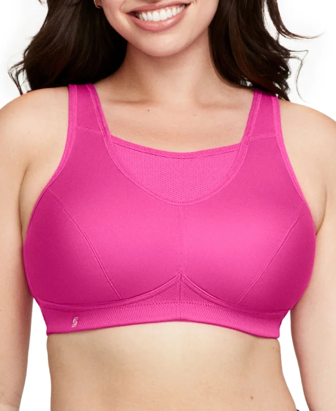 No-Bounce Camisole Sports Bra Lacy Underwire Bra