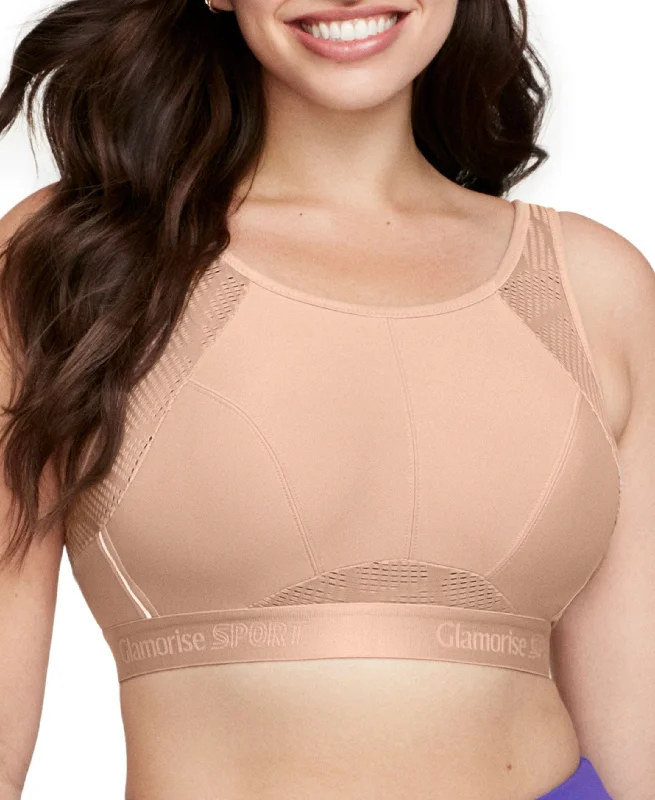 No-Sweat Mesh Sports Bra Chic Lace Underwear