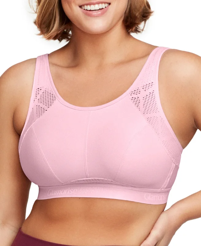 No-Sweat Mesh Sports Bra Elegant Cotton Bra