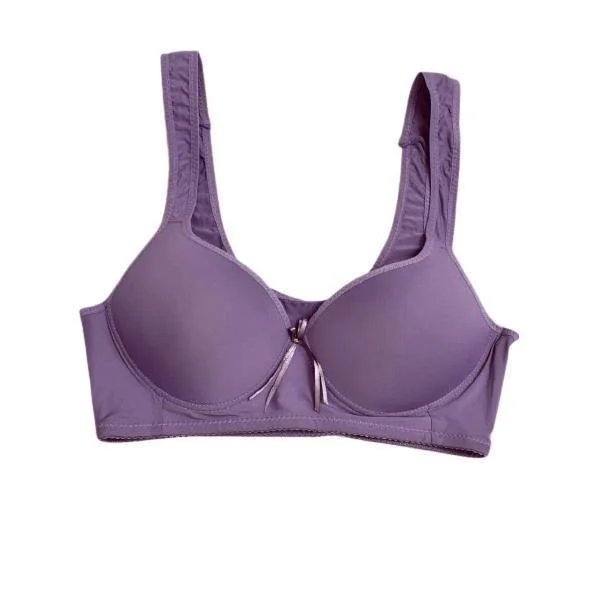 Plain Matching Yoga Sports Bra Sleek Push-Up Bra