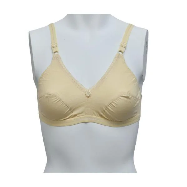 Premium Quality Cotton Woven Fabric Bra Smooth Fit Bra