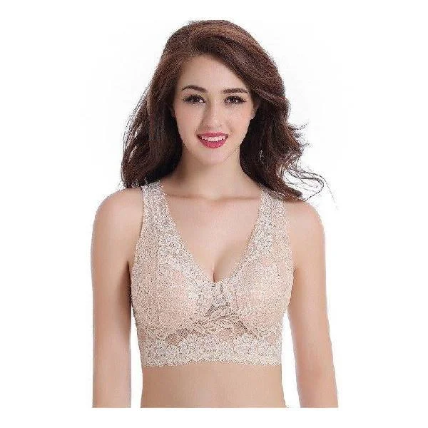 Sexy Women Seamless Net Bra Trendy Lace Bra