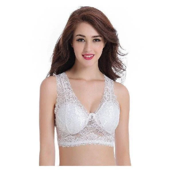 Sexy Women Seamless Net Bra Breathable Comfort Bra