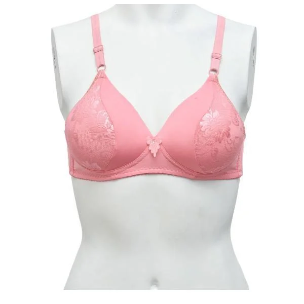 Soft Polyester Padded Everyday Bra Push-Up Bra Set