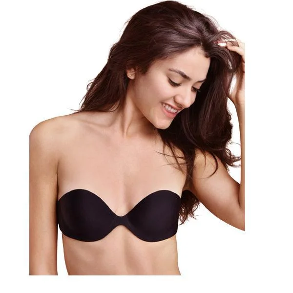 Strapless Push-up Stick On Bra Stylish Lace Bralette