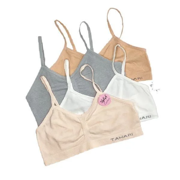 TAHARI Girls Pack Of 4 Training Bras Push-Up Bra Set