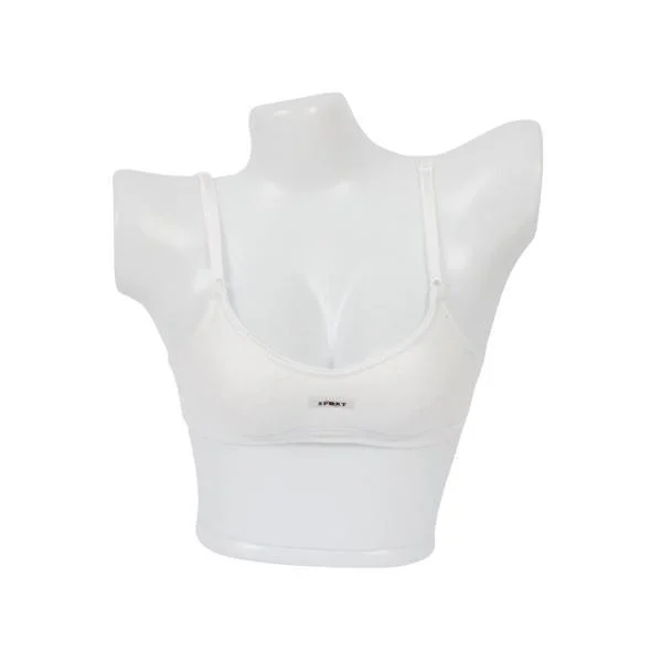 Thailand's Breathable Cotton Bra-White Fashionable Push-Up Bra