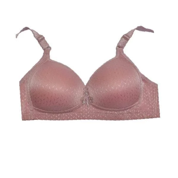 Thin Padded Fancy Plus Size Bra Elegant Cotton Bra