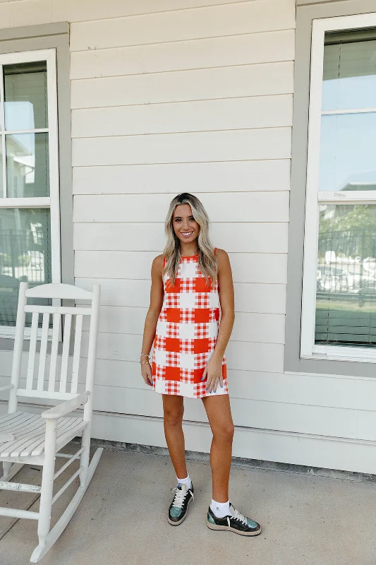 Aspyn Mini Dress - Orange Stylish Summer Mini Dress