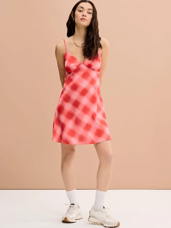 Cecilie Mini Dress in Red Stylish Summer Mini Dress