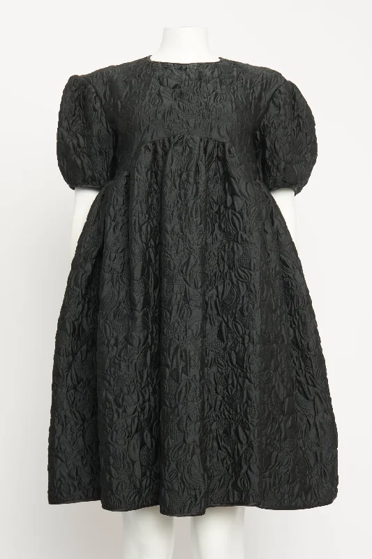 Thelma Puff-sleeve Preowned Mini Dress Cozy Long Sleeve Mini Dress