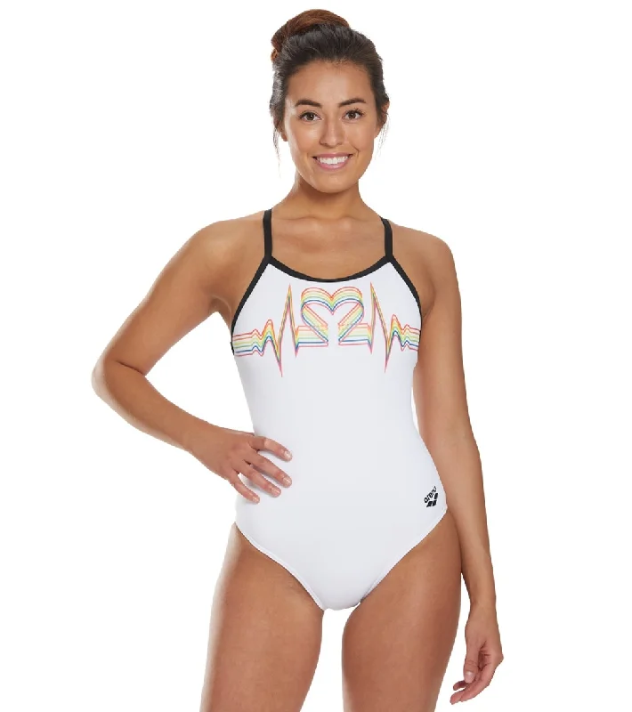 Arena Pride Women's Light Drop One Piece Swimsuit Plus-Size Bikini Set