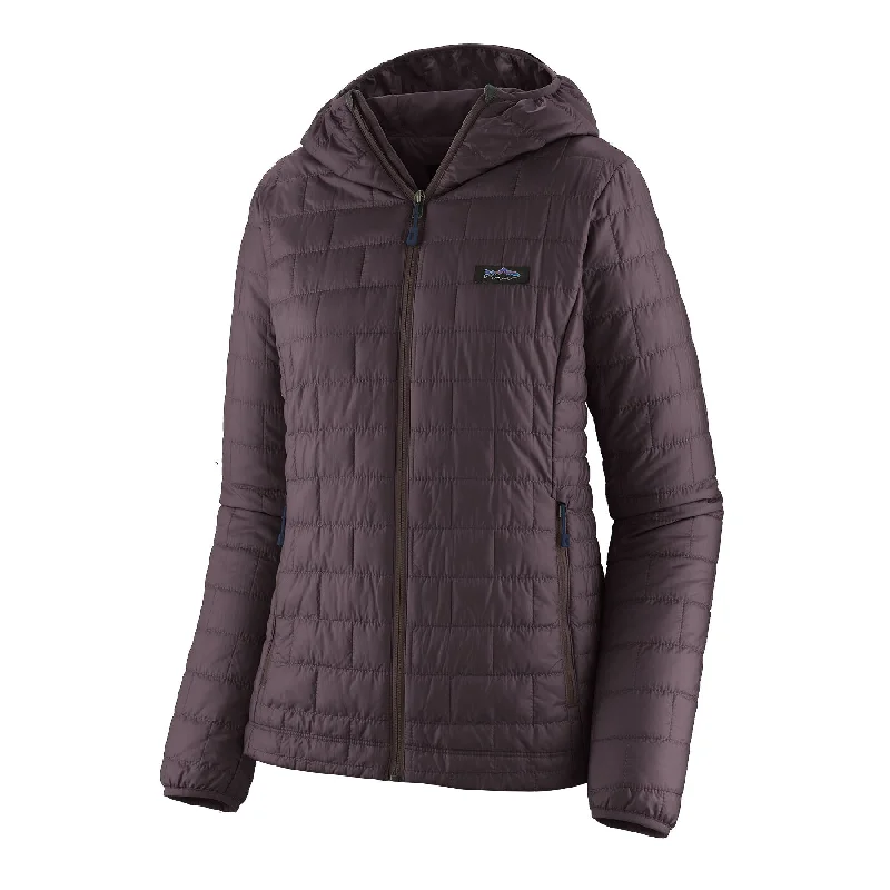 Women's Nano Puff® Fitz Roy Trout Hoody Hoodie with High-Low Hem Asymmetrical Trendy