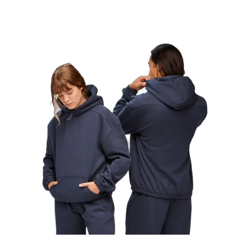 HOKA Essential Hoodie Hoodie with Belted Waist Structured Tailored