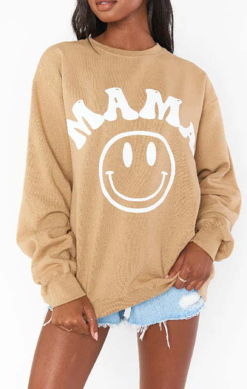 Stanley Sweatshirt ~ Smile Mama Graphic Hoodie with Hood Adjustable Protection