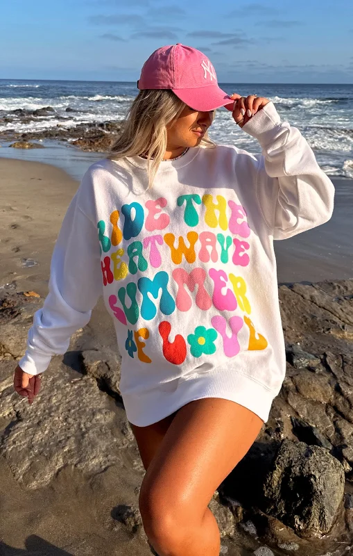 Stanley Sweatshirt ~ Summer of Love Graphic Hoodie with Hidden Zipper Minimalist Clean