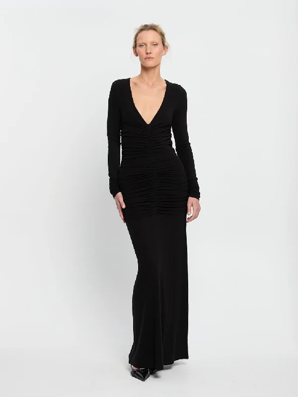 Amal Maxi Dress Cozy Wrap Maxi Dress