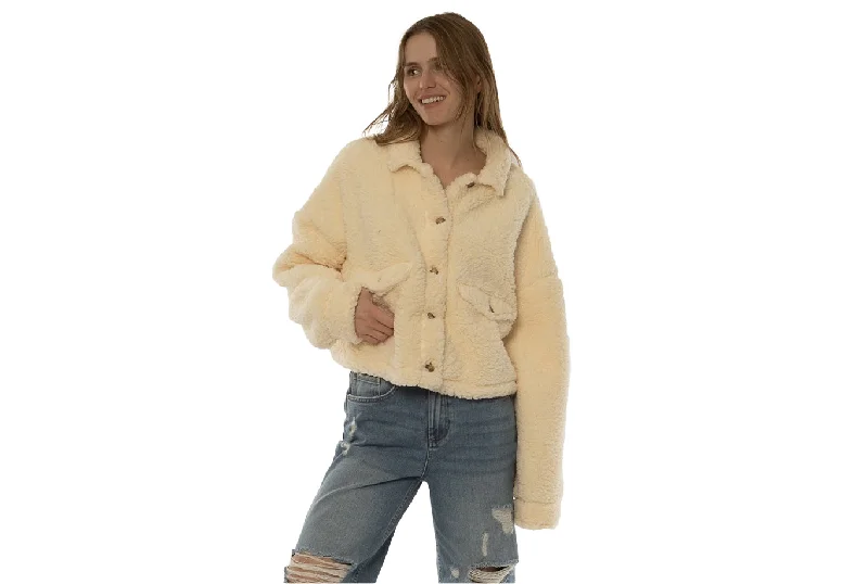 BUNGALOW SHERPA JACKET Hooded Jacket Caped Jacket Shawl Collar Jacket