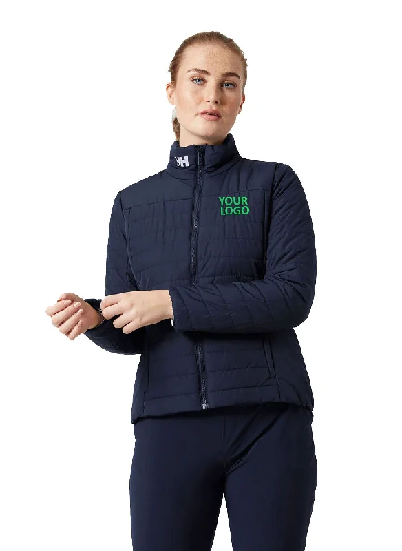 Helly Hansen Women's Insulator Custom Crew Jackets, Navy Jersey Jacket Tulle Jacket Batik Jacket