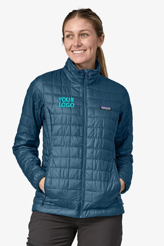 Patagonia Womens Custom Nano Puff Jackets, Lagom Blue Rayon Jacket Velvet Jacket Corduroy Jacket