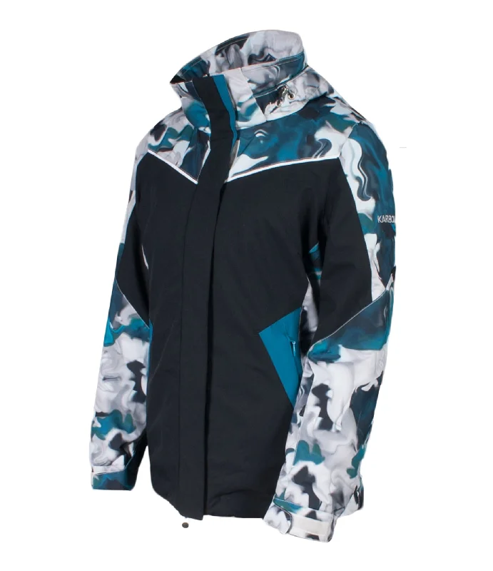 K2651P - Dispersion Print - Insulated Jacket - Prism Print Jacket Jacquard Jacket Patchwork Jacket