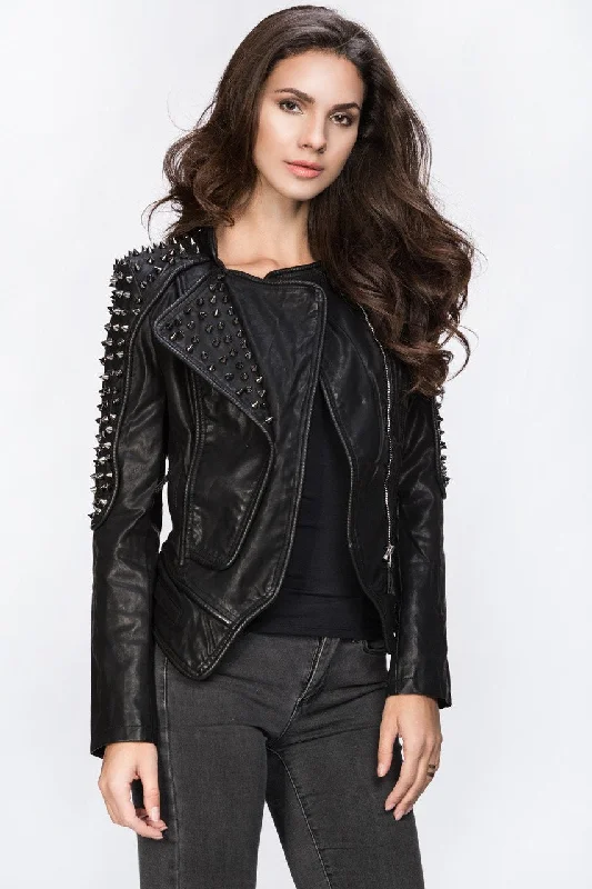 RockStar Studded Jacket Jersey Jacket Tulle Jacket Batik Jacket