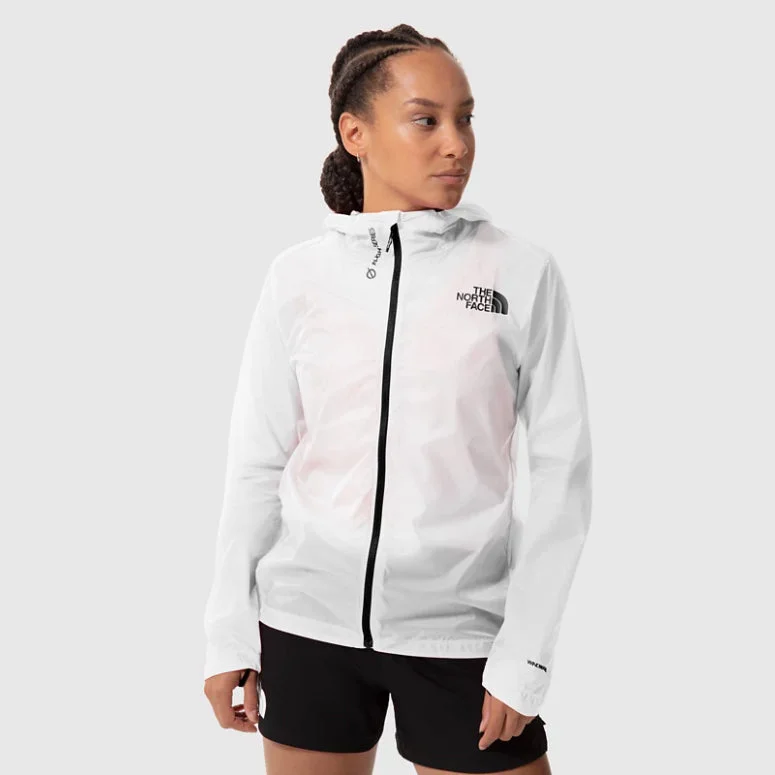 The North Face Women's Flight Series Lightriser Wind Jacket  White Fitted Jacket Loose Jacket Oversized Jacket