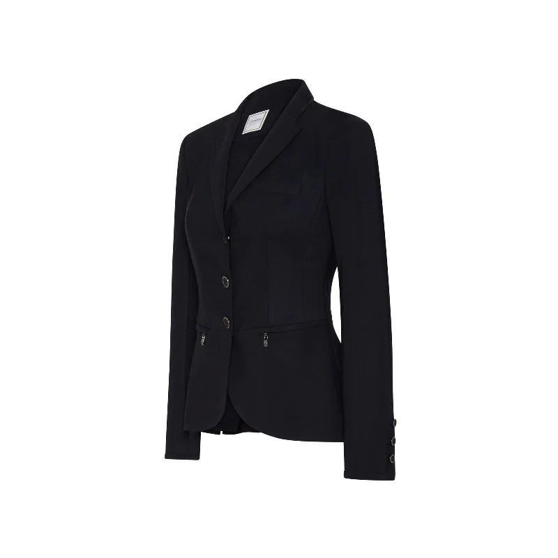 Victorine Crystal Fabric Jacket - BLACK TONE ON TONE Rayon Jacket Velvet Jacket Corduroy Jacket