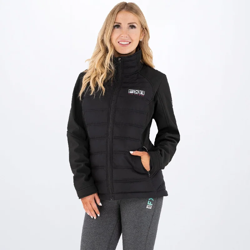 Women's Podium Hybrid Synthetic Down Jacket Chenille Jacket Brocade Jacket Lace Jacket