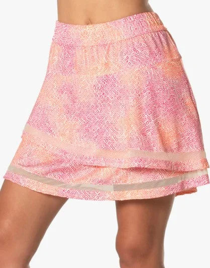 Lucky in Love Shockin Classic Shockin' Bloom Skort 16" velvet skirt luxury