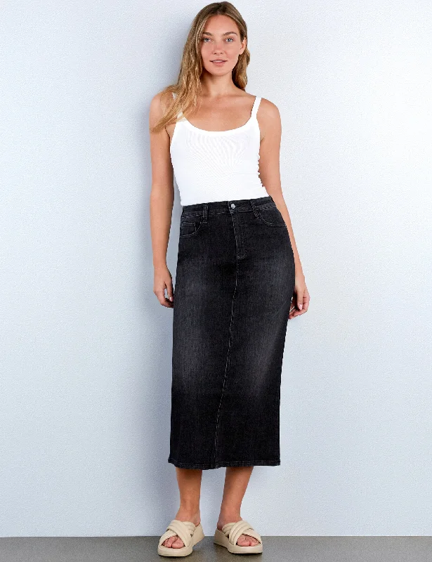 Perfect Denim Pencil Skirt silk skirt elegant