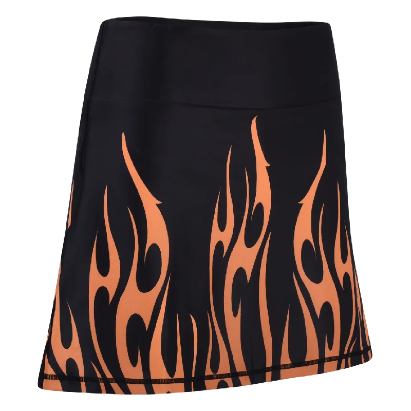 I'm On Fire Ladies Active SKORT by ReadyGOLF leather skirt modern