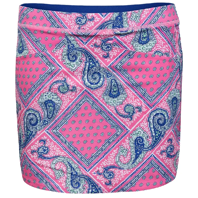 RLX Printed Aim 15in Womens Golf Skort velvet skirt plush